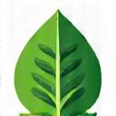 A green leaf icon blended with a grill pattern, representing eco-friendliness.